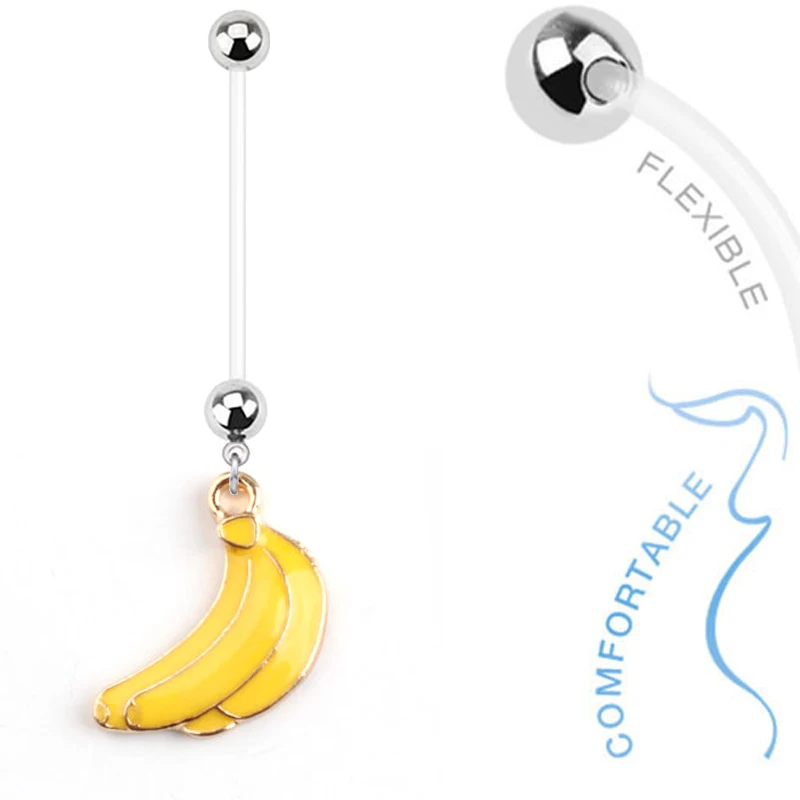 1 шт. 9 видов стилей модные болтающиеся колечки для беременных пупка и кольца с