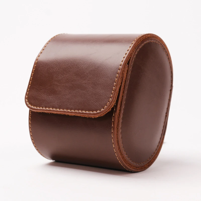 

1 Сетчатый Контейнер для часов, винтажный держатель из искусственной кожи на гибком кронштейне, Механические Кварцевые часы для бизнеса, пу...