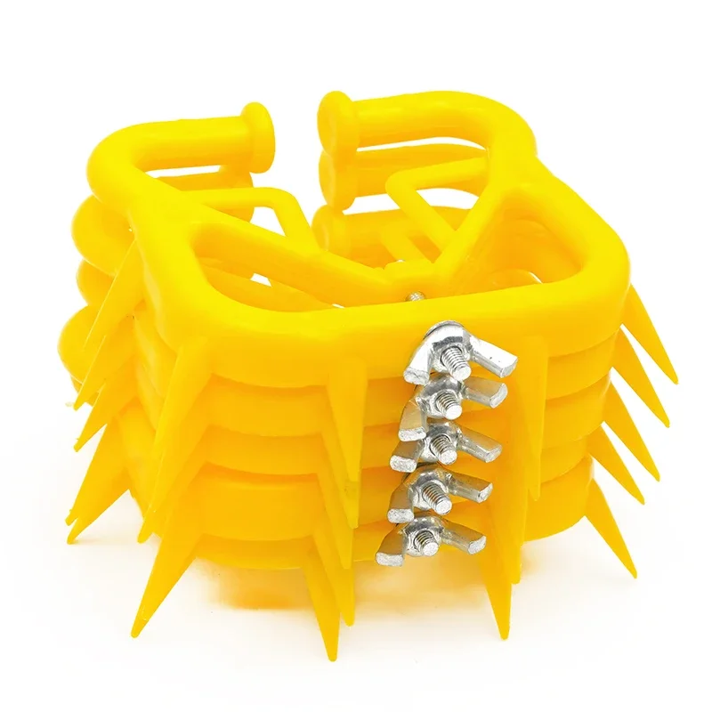 Livestock Farms Strengthen Plastic Calf Weaner Yellow Nose Ring Baby Cow Weaning Device