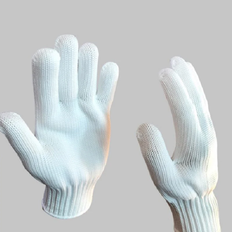 

200 Degree High-temperature Resistant Gloves Oven Mitts Knitting Heat Insulation Workshop Mould Gloves BBQ Kitchen Oven Gloves
