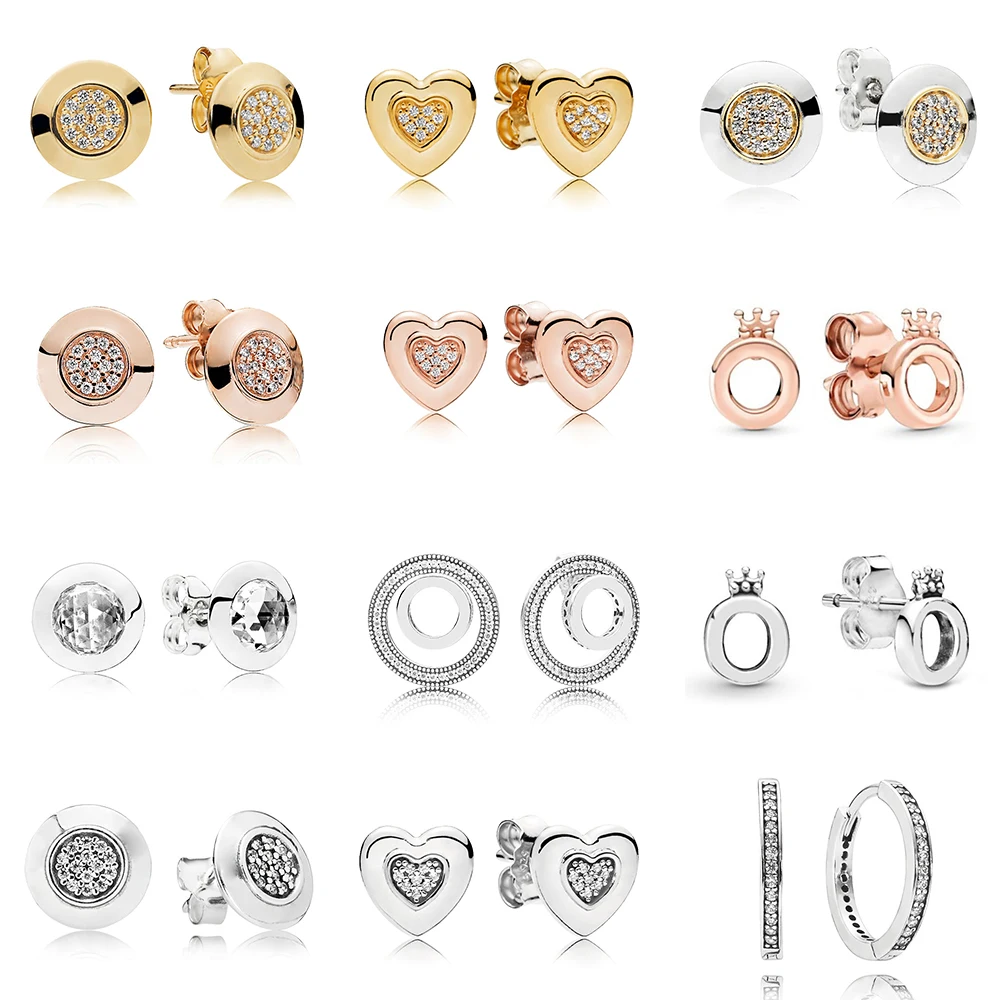 

Неподвластные элегантные серьги-гвоздики в виде волшебной короны с надписью «Pam»