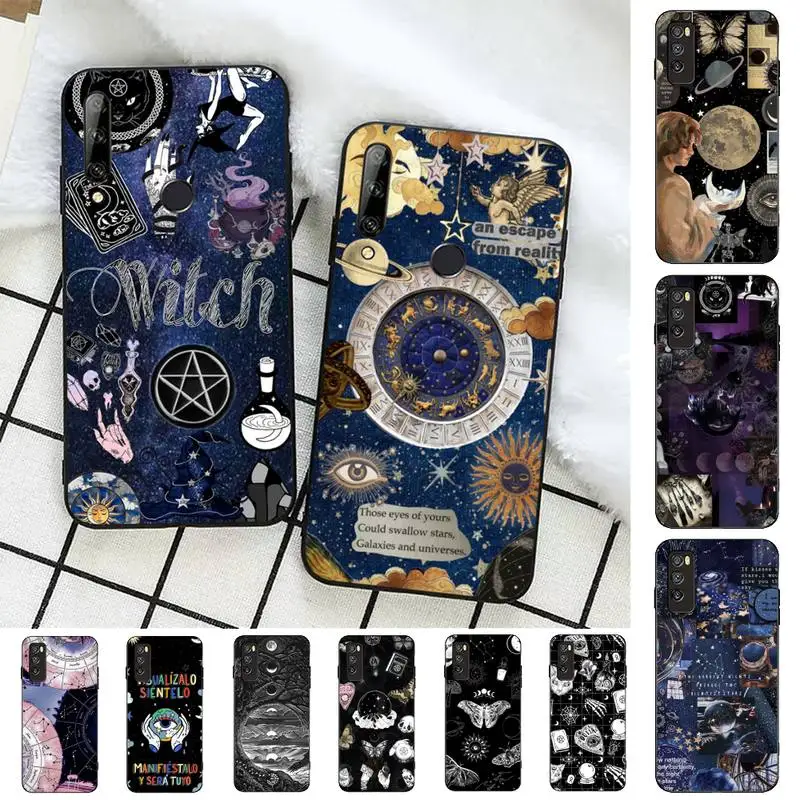 

Witches Moon Tarot Mystery Totem Phone Case for Huawei Honor 10 i 8X C 5A 20 9 10 30 lite pro Voew 10 20 V30