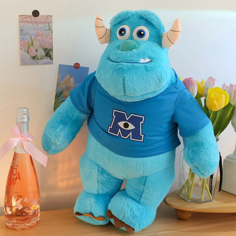 

60cm Cute Soft Blue Fur Sullivan Plush Toys Office Nap Stuffed Animal Pillow Home Comfort Cushion Christmas Gift Doll Kids Girl