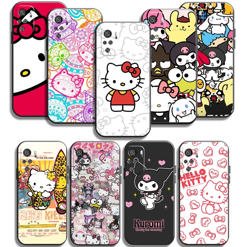 

TAKARA TOMY Hello Kitty Phone Cases For Xiaomi Redmi Redmi 7 7A Note 8 Pro 8T 8 2021 8 7 7 Pro 8 8A 8 Pro Coque Back Cover