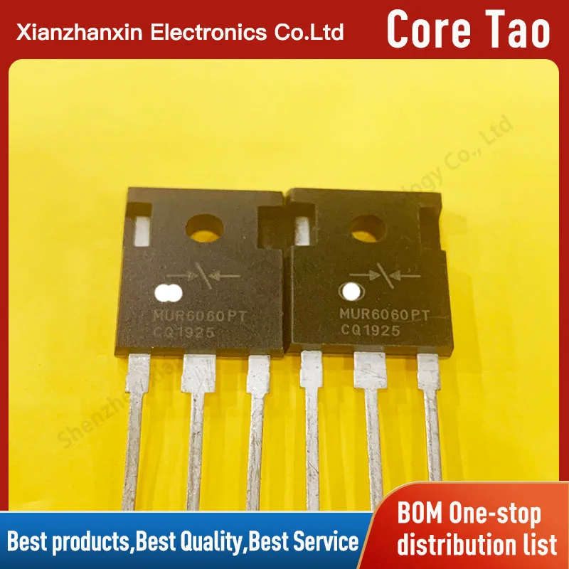 

2pcs/lot MUR3060PT MUR6060PT MUR3060 MUR6060 TO-247 Schottky diode