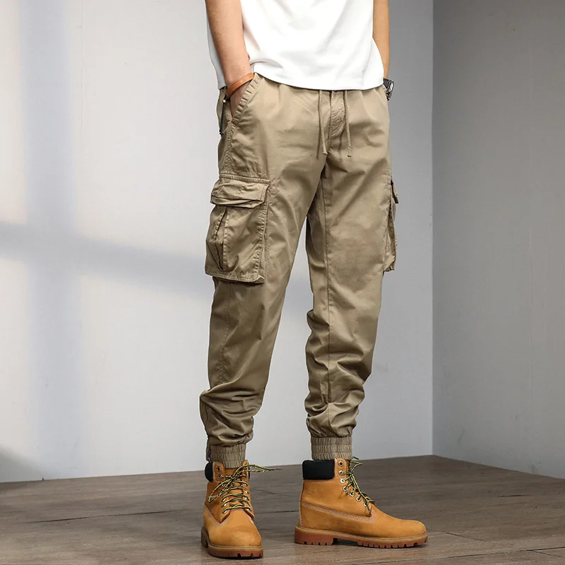 

Cargo Pants Men Harem Pants Multi-Pocket Camouflage Man Cotton Sweatpants Joggers Hip Hop Streetwear Casual Plus Size Trousers