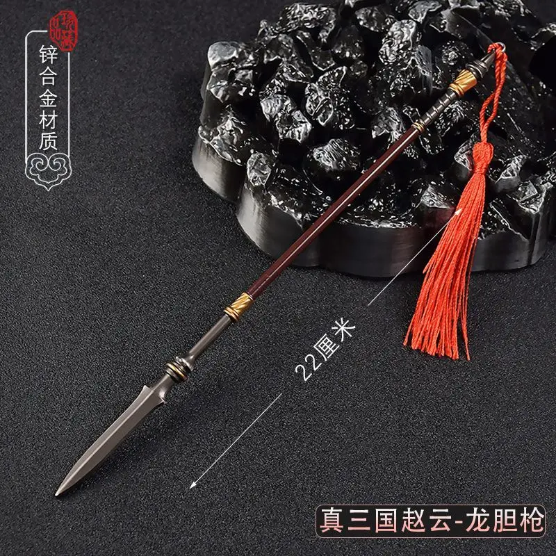 Старинное китайское холодное оружие три царства Чжао Юнь лундан копье 22 см