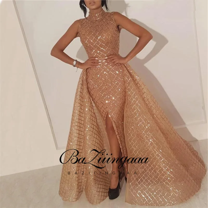 

Длинное женское платье с блестками BAZIIINGAAA, блестящее платье для коктейльных вечеринок, платье для выпусквечерние вечера