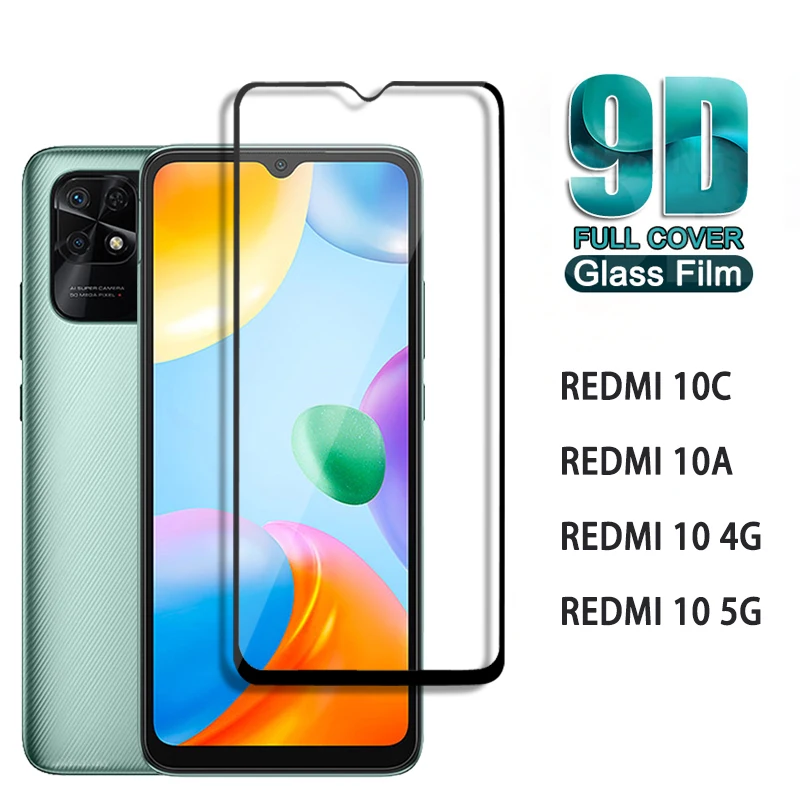 

Закаленное стекло 10C для Xiaomi Redmi 10 10C 10A, Защита экрана для Redme 10X Pro 5G 10JE 10Power 10Prime, защитная пленка для телефона