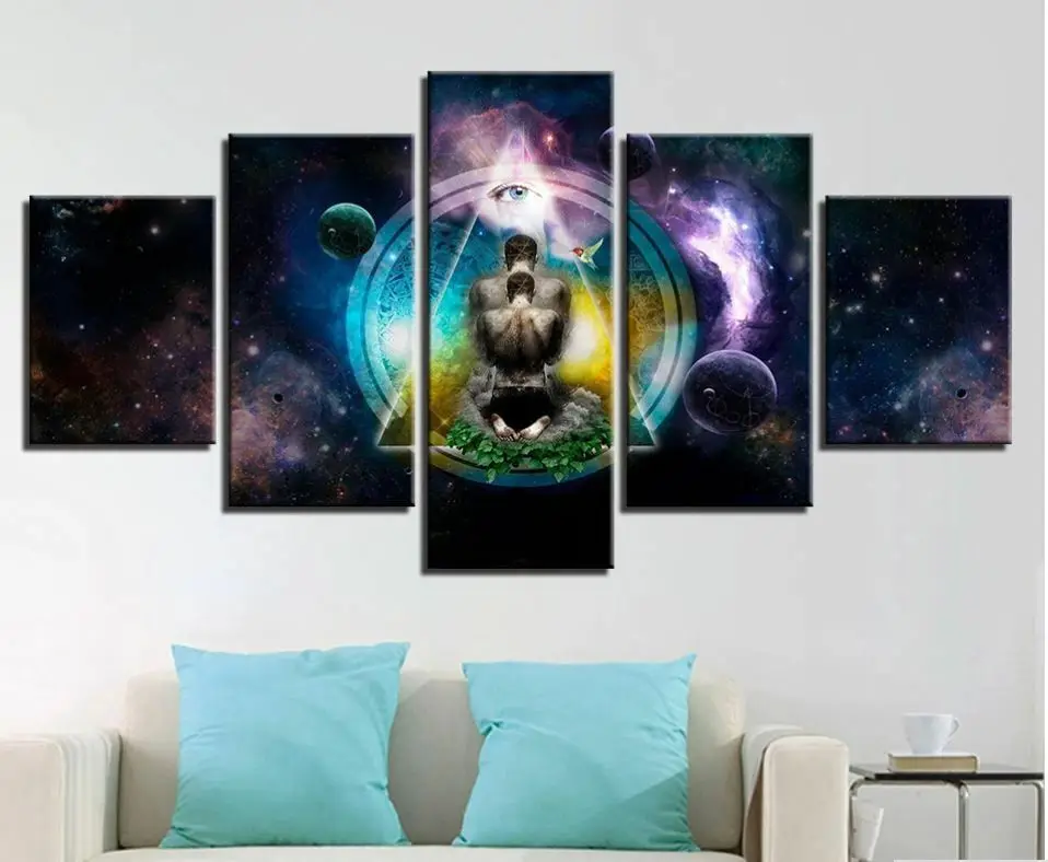 

5 шт., Настенная картина из мультфильма «чакра»