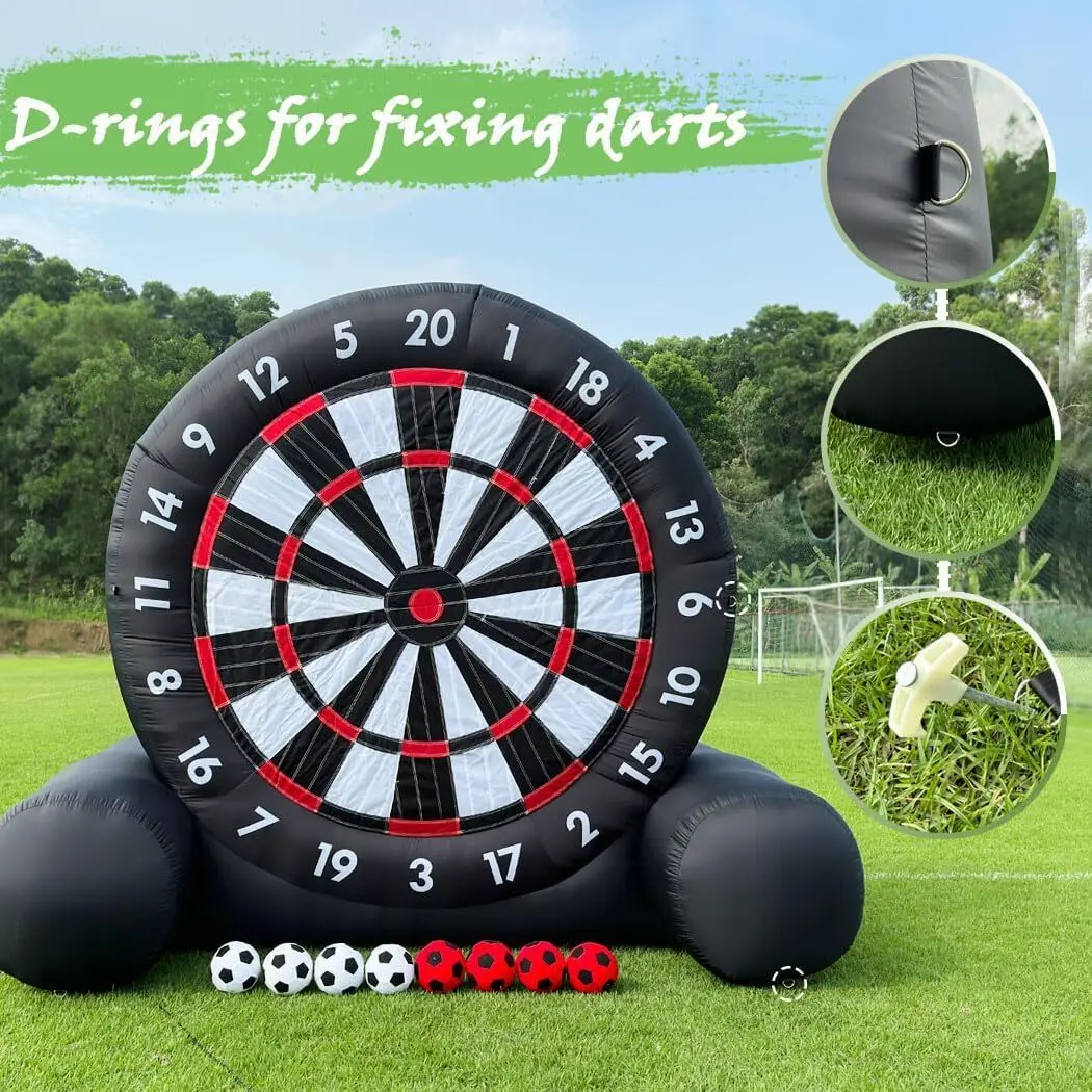 Гигантская уличная доска для Дартса с опорой футбольного мяча легкой спортивной