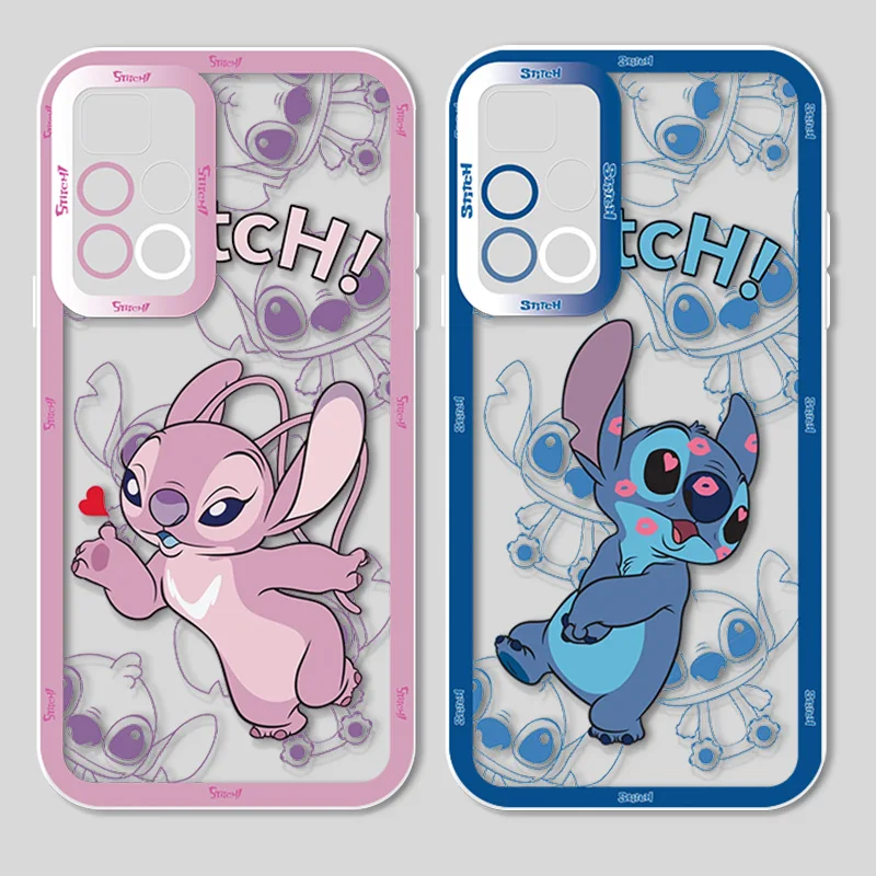Cute Disney Stitch For Redmi 12C 10C 9T 8 A1 X 9C T A9 10A 40K Pro 4G 5G Angel Eyes