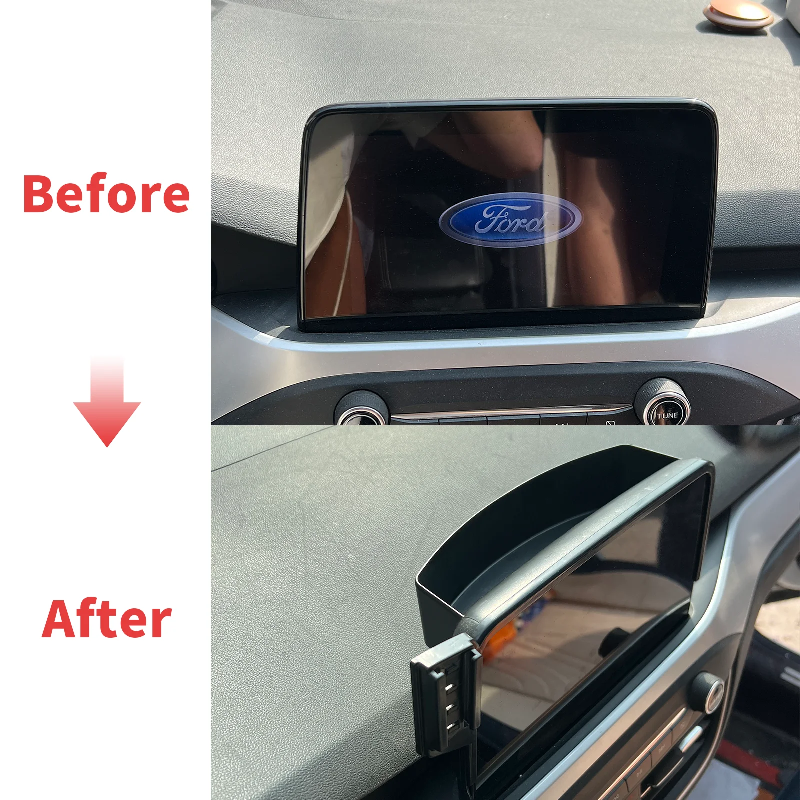 Автомобильный держатель мобильного телефона для Ford Puma ST 2019 ~ 2022 титановый ST-Line X (8