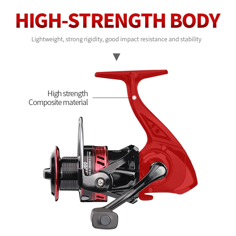 LINNHUE Рыболовная катушка 1000-7000 спиннинговая Катушка 8 кг Макс тянущаяся