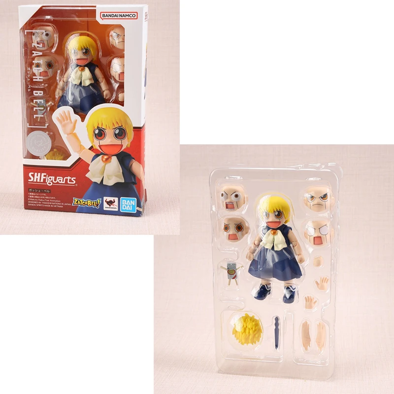 Фото Bandai Genuine SHF Gash Bell! Zatch Bell Kiyo Takamine Аниме Фигурка суставы на складе №2