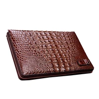 genuine leather fashion briefcase high quality business luxury wrist wallet mens clip bag multiple card positions underarm bag