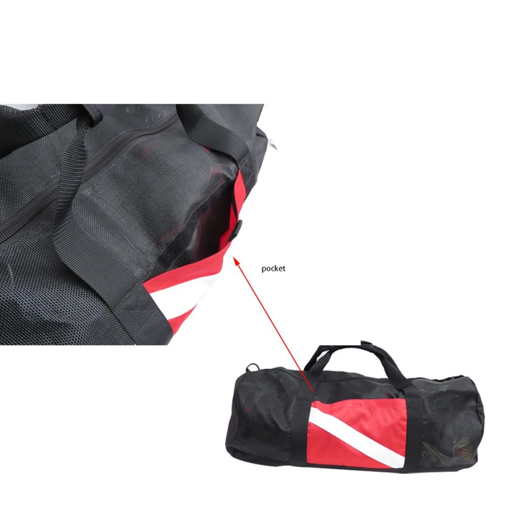 

Dive Surfing Swiming Multifunctional Snorkeling Foldable Mesh Scuba Diving Storage Bags Extra Large Beach Storage Bag 35x80cm