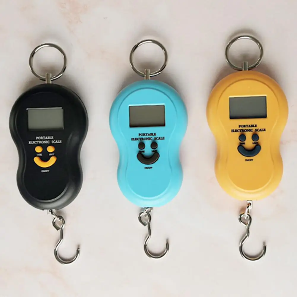 

Convenient 50kg Useful Electronic Luggage Scale Small Hanging Scale High Strength Hook for Measurements