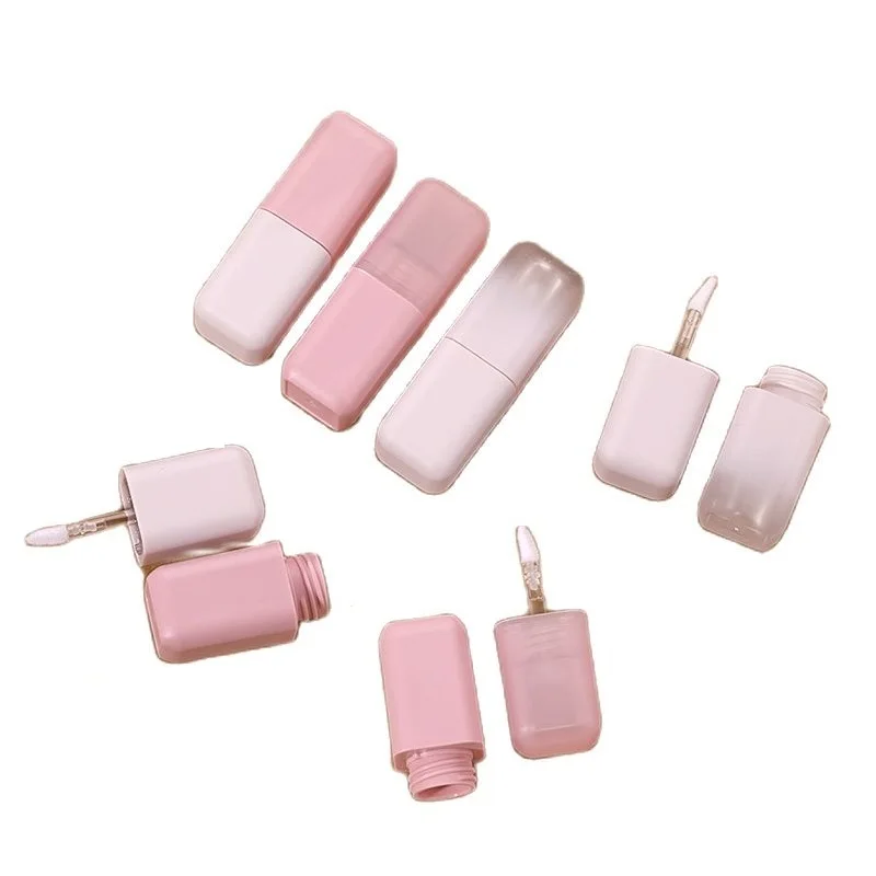 20/40 шт. квадратные толстые короткие 4 мл тюбики для блеска губ градиент розовый