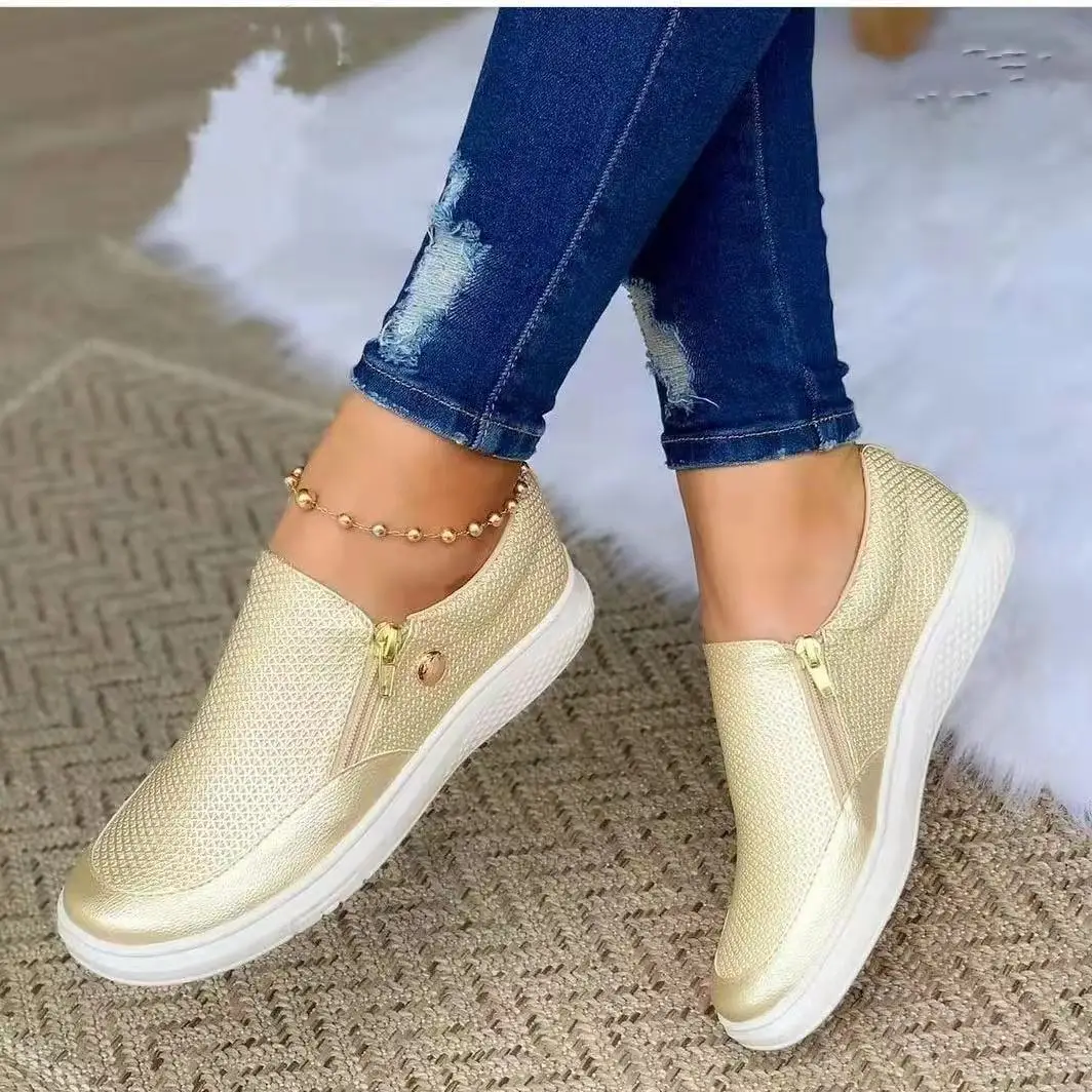 

2022 Women Sneakers Fashion Breathble Vulcanized Shoes Hemp Platform Shoes White Lace Up Casual Shoes Canvas Large Size 36-43