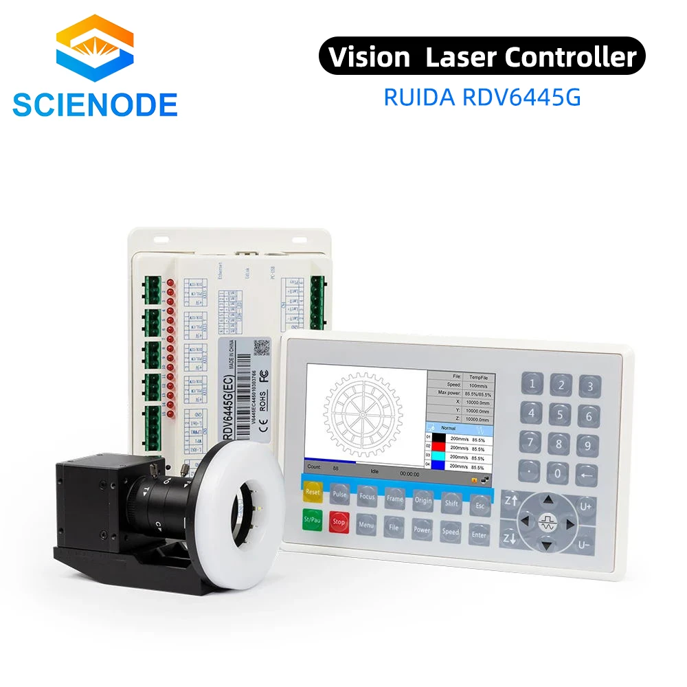 Scienode Ruida RDV6445G CCD CO2 лазерное управление небольшая система управления зрением