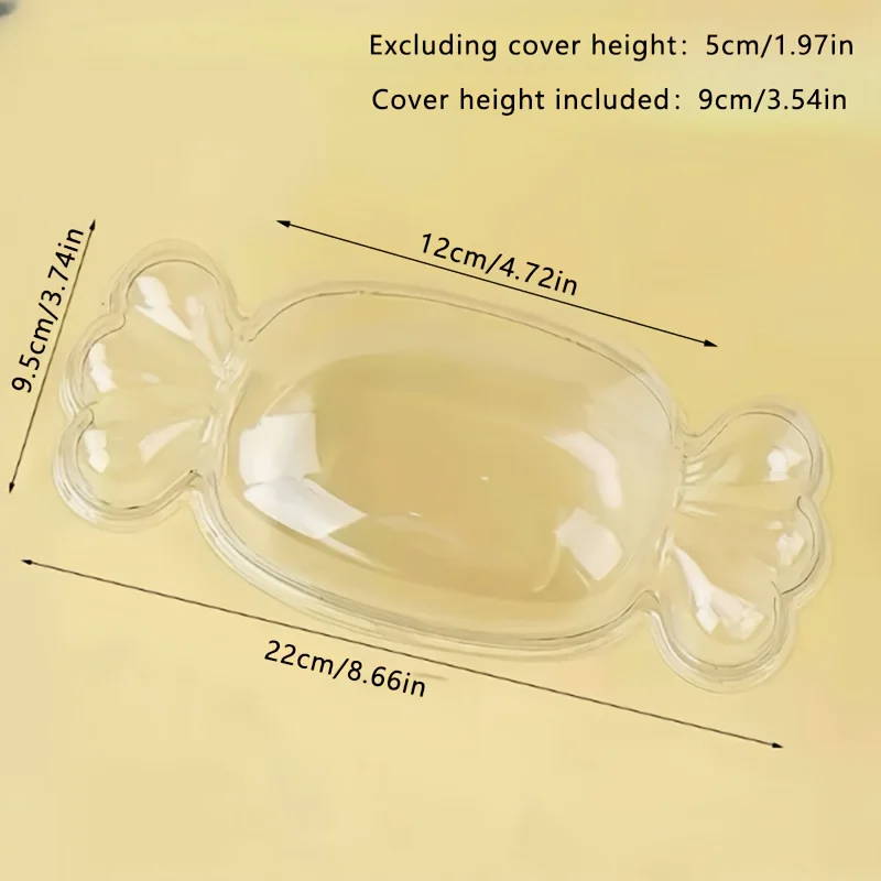 Одноразовые коробки для торта в форме конфет PET