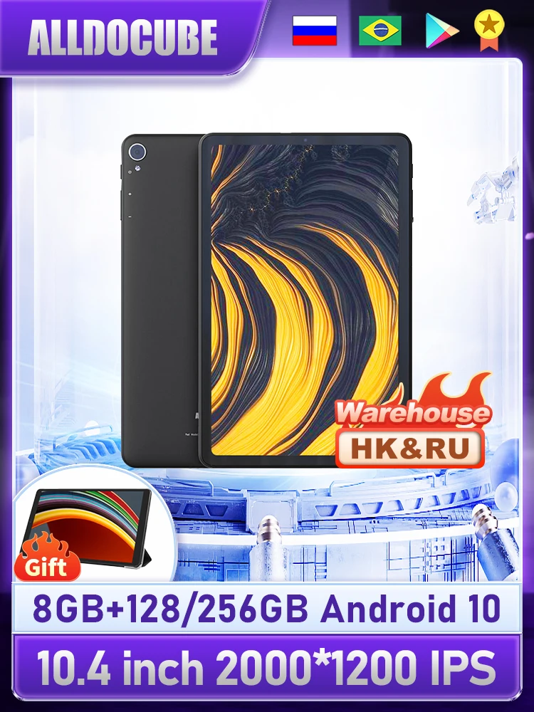 Tablet PC ALLDOCUBE iPlay40 10.4 inch 2K FHD 2000*1200 8GB RAM 128GB ROM Android 10  T618 CPU LTE phonecall 5G WiFi iPlay 40 Tab