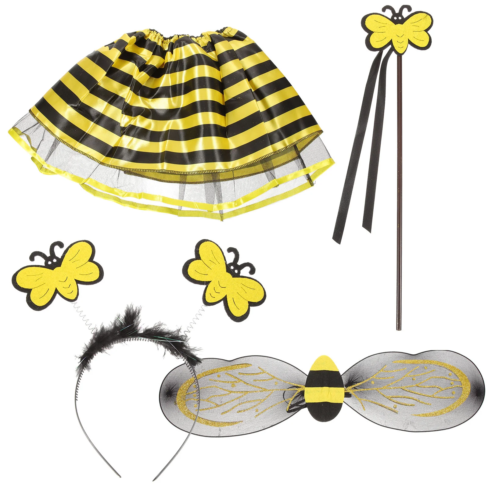 

Bee Performance Props Delicate Clothes Stage Clothing Wing Kids Headband Cosplay Party