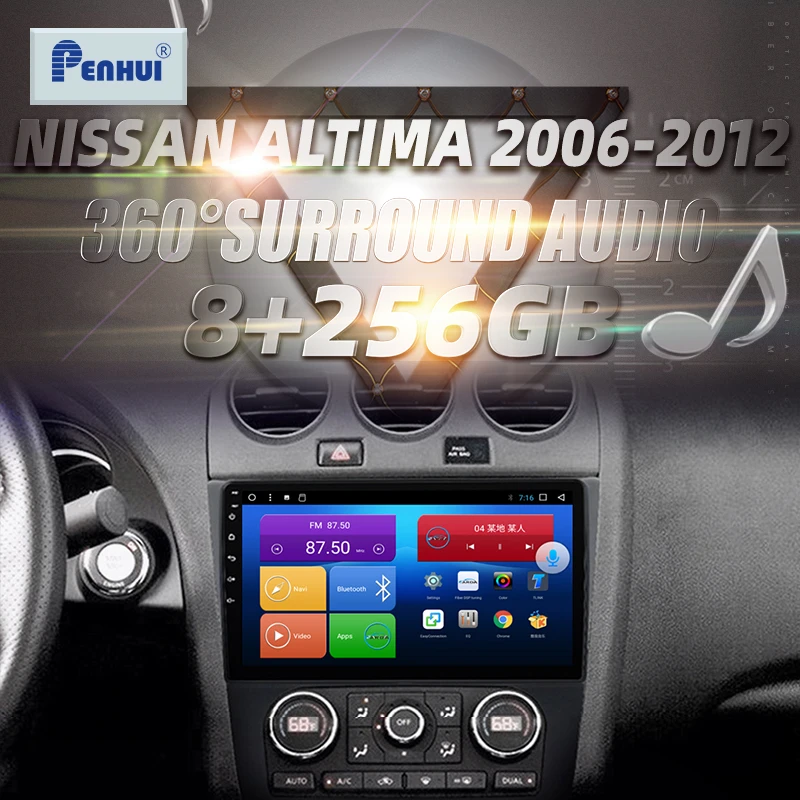 

HIFI for NISSAN ALTIMA 2006-2012 Car Radio Multimedia Video Player Navigation GPS Android10.0 double din