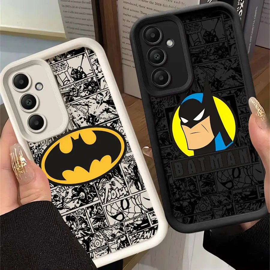 Чехол для телефона с логотипом B-Batman Hero Galaxy A15 A72 A52 4G 5G A25 A35 A55 A51 A73 A52s A53 A54 A71 Cover