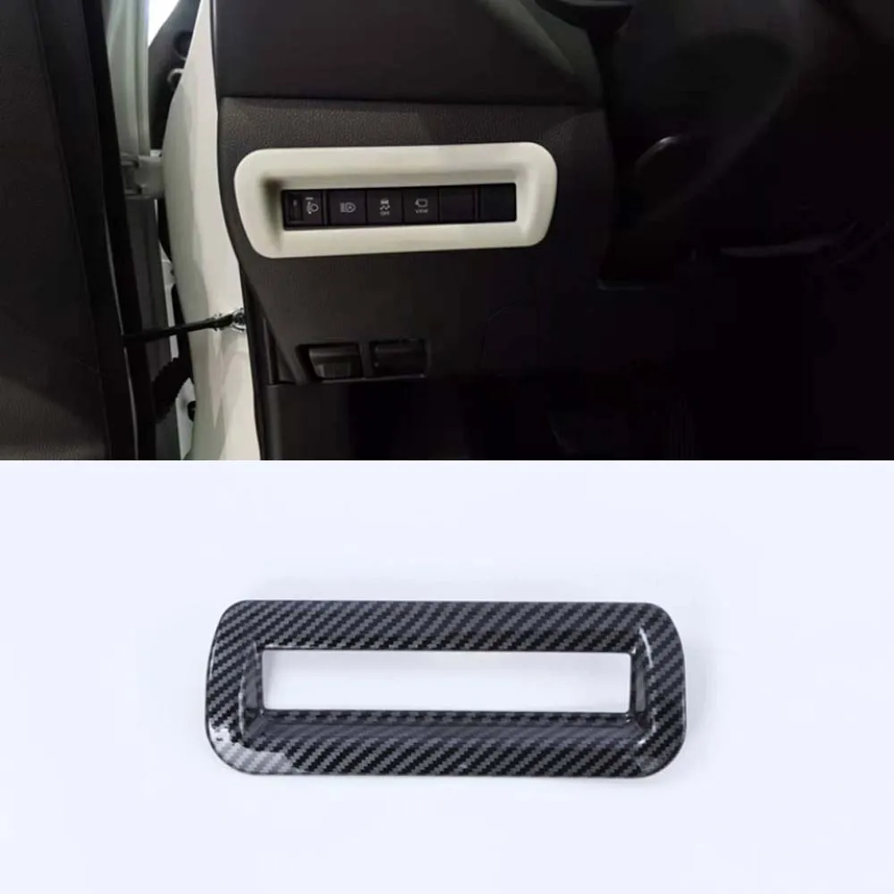 

For Toyota HARRIER 2020 2021 2022 LHD Car Front Light Lamp Switch Frame Trim Styling ABS Auto Molding Accessory