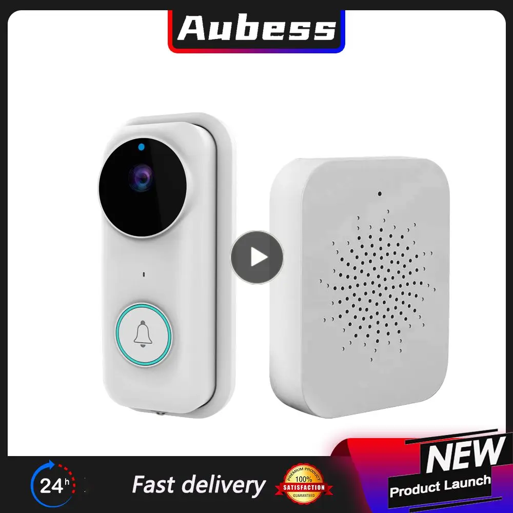 

Security Doorbell Tuya Two-way Intercom Wifi Visual Doorbell High Definition Monitoring Doorbell New Intelligent Video Intercom