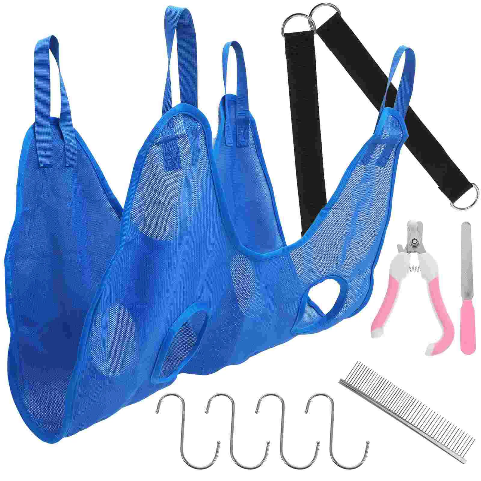 

Pet Grooming Hammock Professional Nail Accessories Household Convenient Comb Polyester Mesh