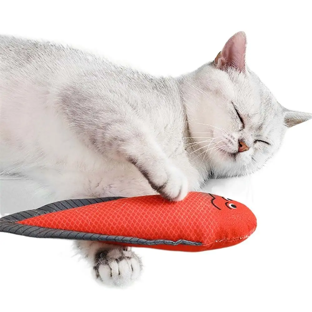 

Cat Toy Interactive Simulation Reverberant Paper Fish Cat Mint Pet Plush Pillow Doll Simulated Toy Fish Cat Toys