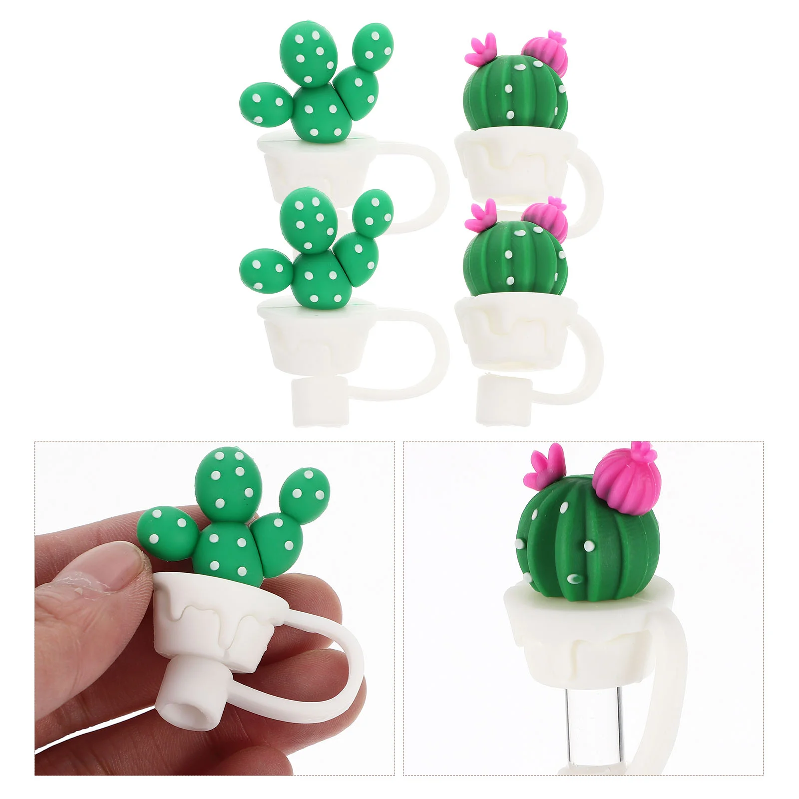 

Drinking Water Pipe Cute Straw Topper Caps Covers Tip Protector Plugs End Protectors Supplies Silicone