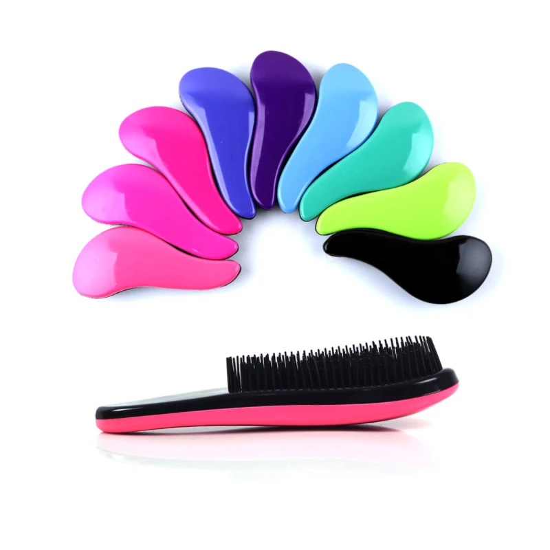 

1pc Hot Magic Handle Comb Anti-static Massage Shower Hair Brush Salon Styling Exquite Professional Useful Hair Styling Tool Comb