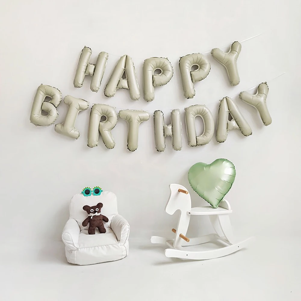 Шары воздушные из фольги карамельного цвета 16 дюймов