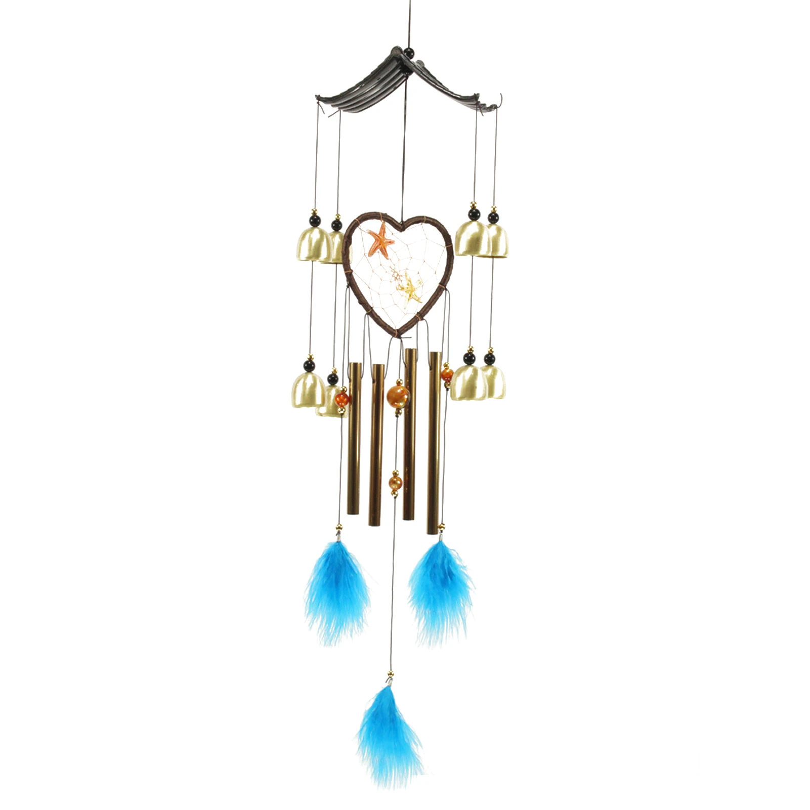 

Dream Catcher Wind Chime Wall Bedroom For Outside Metal Garden Indoor Outdoor Modern Hanging Ornament Home Decor Backyard Window