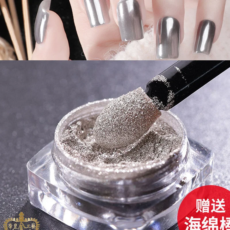 

1g Holographic Chrome Nail Powder Method Premium Salon Grade Rainbow Unicorn Mirror Effect Professional Chrome Manicure Pigment