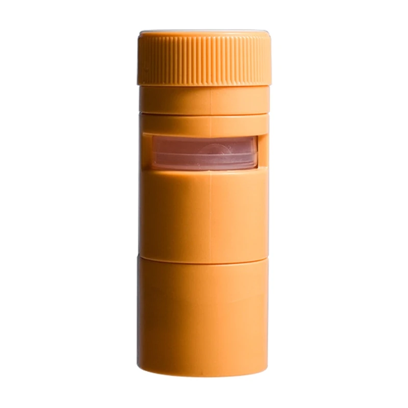 

7 Days Tablet Pill Box Holder Weekly Storage Organizer Pill Crusher Container