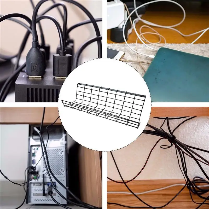 

Under Desk Cable Management Tray Iron Rack Desk Cable Tray For Office And Home Cable Management Rack Under Desk Storage Rack