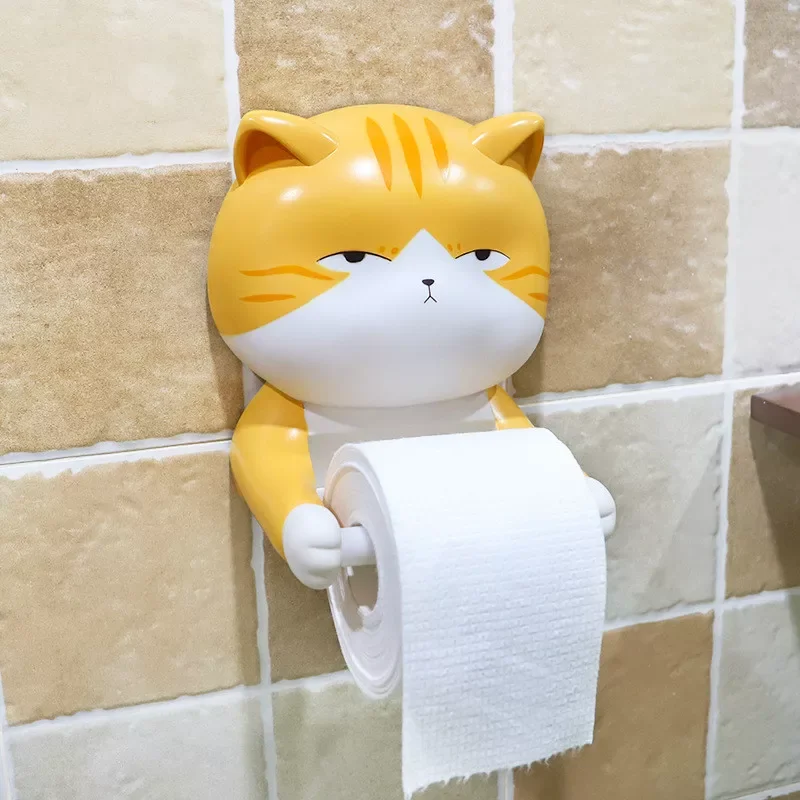 Creative cartoon Toilet Paper Holder for Roll Cards Stand Cards Storage Dispensers Bathroom Accessories toilet paper dispenser