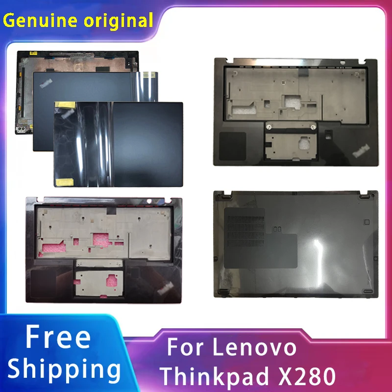 

New For Lenovo Thinkpad X280 Shell Replacemen Laptop Accessories Lcd Back Cover/Palmrest/Bottom Black 01YN061 01YN063