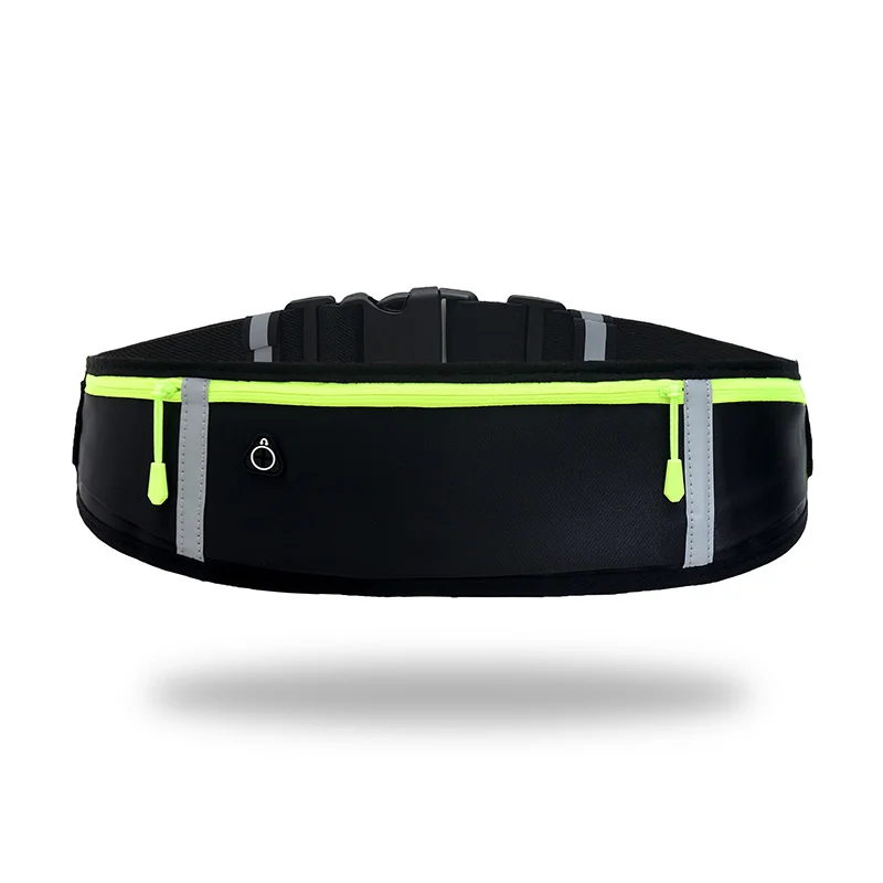 Hot Sale Ultra-thin Light Sports Waist Bag Men and Women Personal Fitness Running Waist Bag Belt Waterproof Reflective Strip