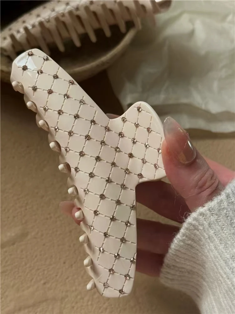 Женский зажим для волос с уксусной кислотой элегантный кристаллами аксессуар на