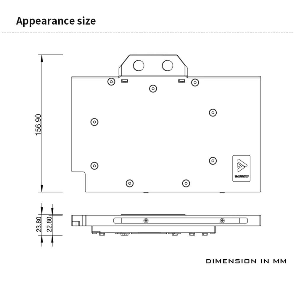 Водяной блок BARROW для ASUS GeForce RTX 4080 ROG TUF/STRIX GAMING O16G GPU Card медный Охлаждающий радиатор