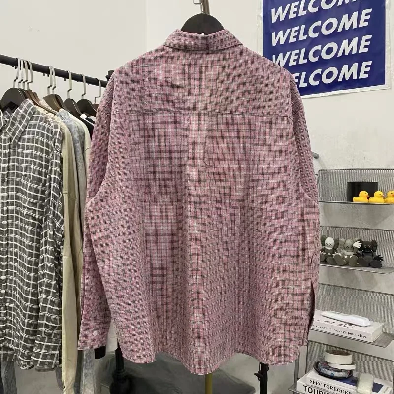 Рубашка Мужская/женская с отложным воротником OUR LEGACY в винтажном стиле