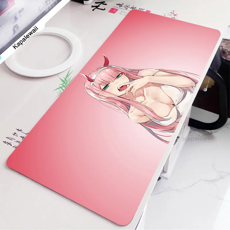 

Darling In The Franxx MouseMat Gaming Accessories Zero Two Carpet Gamer Completo Varmilo Keyboard Desk Mat tapis souris Mousepad