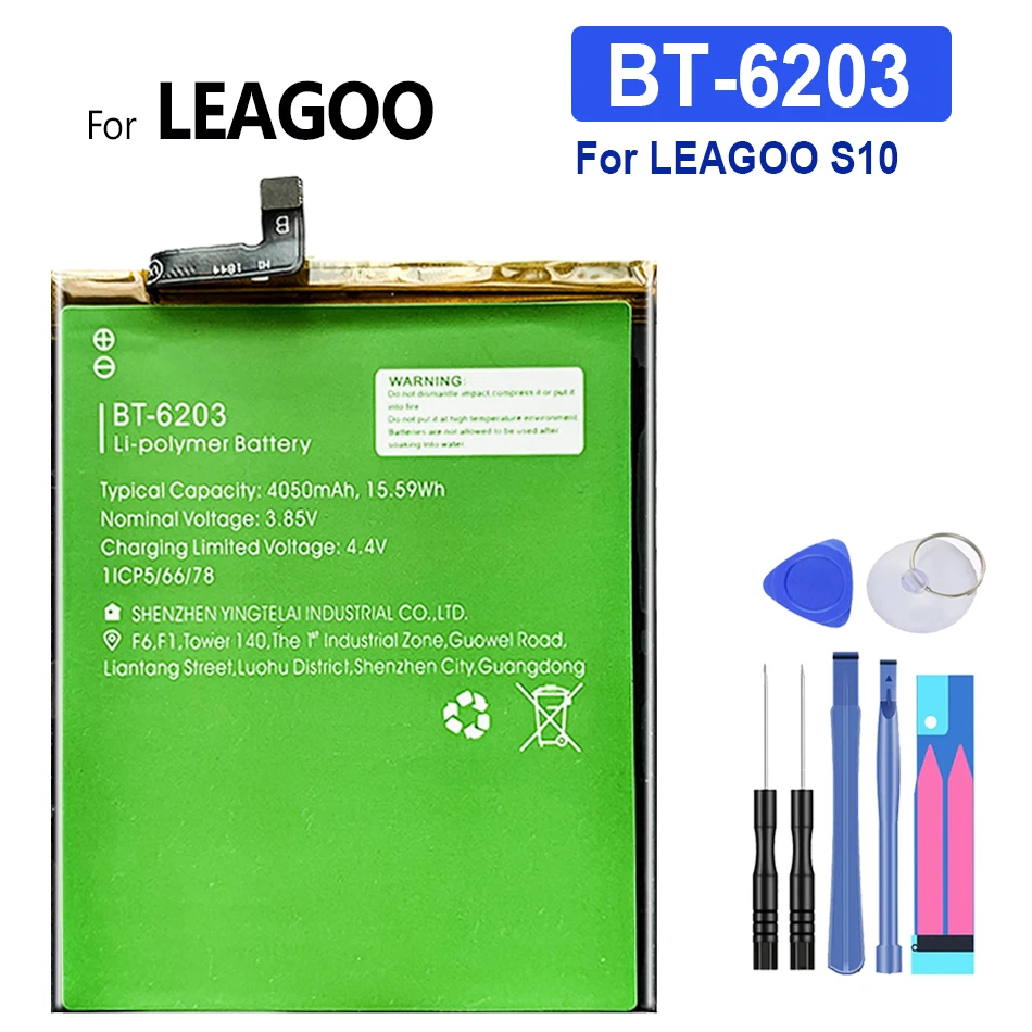 

4050mAh Battery BT-6203 For LEAGOO S10