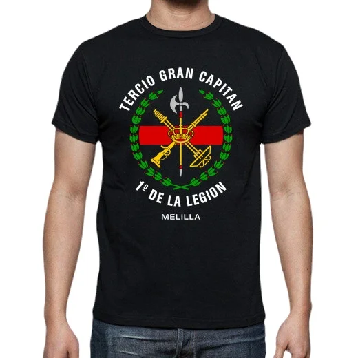 

Spanish Foreign Legion Tercio Gran Capitan 1 De La Legion T-Shirt. Summer Cotton O-Neck Short Sleeve Mens T Shirt New S-3XL